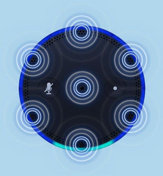amazon echo 7 mikrofonai