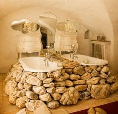 30 de idei de design de baie realizate din stone_03