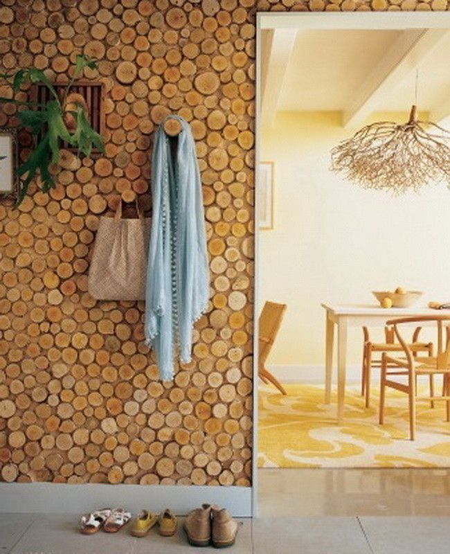 DIY Birch Wall Panel