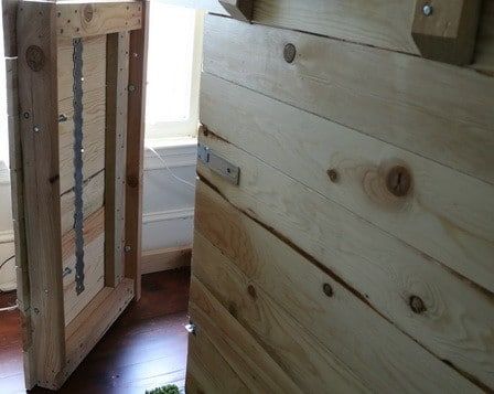 밑에 수납이있는 DIY 높은 침대 프레임 _09