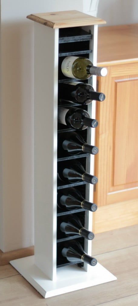 Pārveidots un no jauna izgudrots CD Rack To Wine Rack_09
