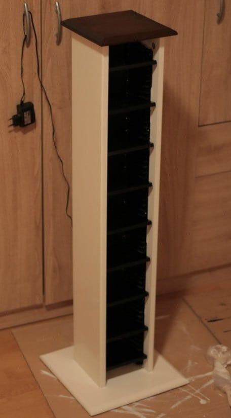 Pārveidots un no jauna izgudrots CD Rack To Wine Rack_08