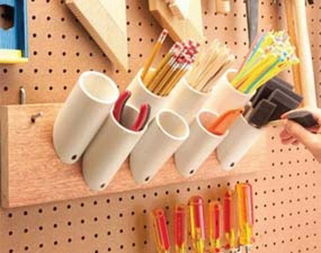 pvc potrubie na organizovanie remesiel