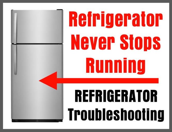 Kühlschrank hört nie auf zu laufen