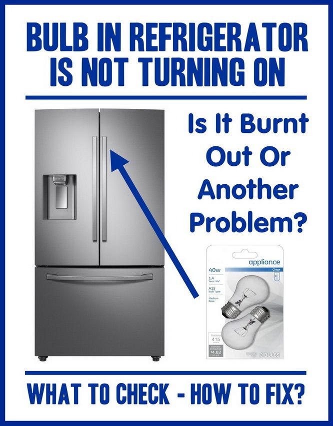 Ledusskapī nedarbojas spuldze - vai tā ir izdegusi, vai vēl kāda problēma?