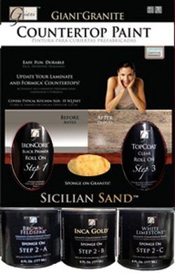 Sandlåda Granit Countertop Paint