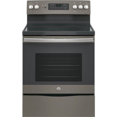 GE JB655EKES Cucina elettrica da 30 ', convezione, autopulente - ardesia