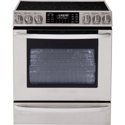 LG LSE3092ST 30 'Raon Dealain Sleamhnachadh - stàilinn gun staoin