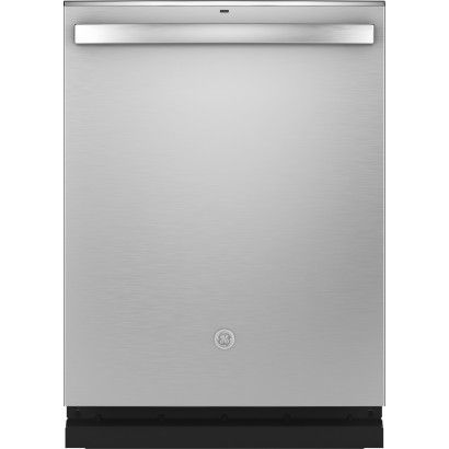 GE GDT665SSNSS Máquina de lavar louça 24 ', 3º rack, 46 dB, interior inoxidável - aço inoxidável