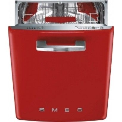 Smeg STFABURD 24 '50's Retro trauku mazgājamā mašīna - sarkana