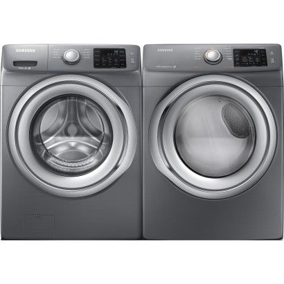 Samsung WF42H5200AP priekšējās ielādes mazgātājs un DV42H5200EP elektriskais žāvētājs